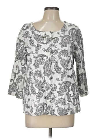 Sag Harbor 3/4 Sleeve Blouse (view 1)