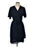 Babaton 100% Polyester Solid Blue Casual Dress Size L - photo 1