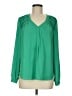 Daniel Rainn Green Long Sleeve Blouse Size M - photo 1