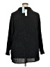 Papermoon 100% Polyester Black Long Sleeve Blouse Size 2X - photo 2