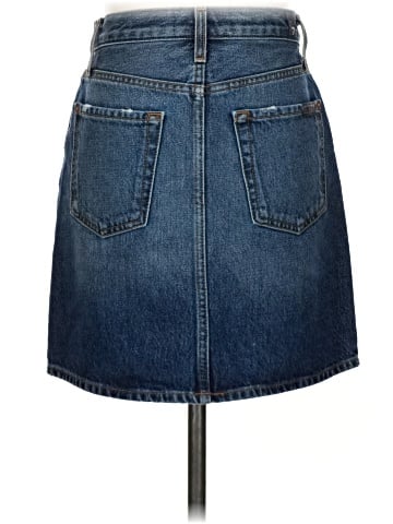 7 For All Mankind Denim Skirt (view 2)
