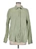 Universal Thread 100% Cotton Solid Green Long Sleeve Button-Down Shirt Size M - photo 1