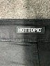 Hot Topic Solid Black Shorts Size 7 - photo 3