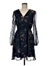 Unbranded Floral Blue Cocktail Dress Size M - photo 1