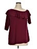 H By Halston Burgundy 3/4 Sleeve Blouse Size XL - photo 1