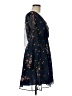Unbranded Floral Blue Cocktail Dress Size M - photo 4