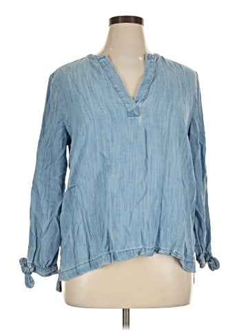 Vineyard Vines Long Sleeve Blouse (view 1)