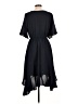 Unbranded 100% Polyester Solid Blue Black Casual Dress Size L - photo 2