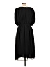 OAK + FORT 100% Polyester Solid Black Casual Dress Size L - photo 2