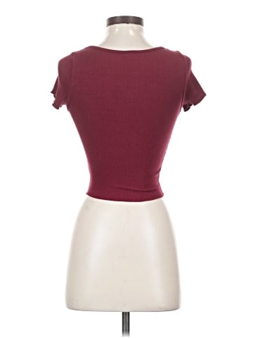 Chocolate Short Sleeve Henley (view 2)