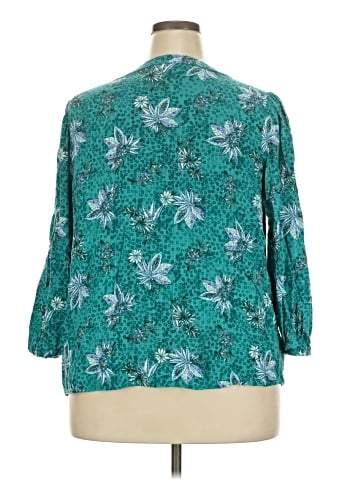 Lane Bryant 3/4 Sleeve Blouse (view 2)