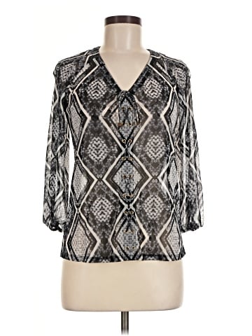INC International Concepts 3/4 Sleeve Blouse (view 1)