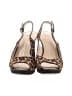Nine West Animal Print Brown Heels Size 8 - photo 2