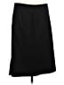 Theory Solid Black Wool Skirt Size 8 - photo 1