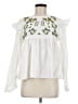 Zara White Long Sleeve Blouse Size M - photo 1