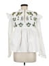 Zara White Long Sleeve Blouse Size M - photo 2