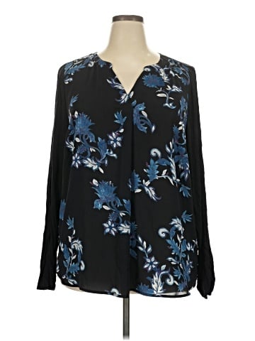 Lane Bryant Long Sleeve Blouse (view 1)