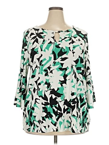Kasper 3/4 Sleeve Blouse (view 1)