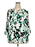 Kasper Green 3/4 Sleeve Blouse Size 2X - photo 1