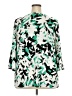 Kasper Green 3/4 Sleeve Blouse Size 2X - photo 2