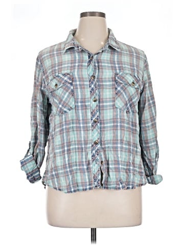 Billy T 3/4 Sleeve Button-Down Shirt (view 1)