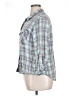 Billy T Plaid Blue 3/4 Sleeve Button-Down Shirt Size XL - photo 5
