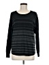 French Connection 100% Acrylic Stripes Black Pullover Sweater Size M - photo 1