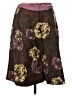 St. John's Bay Floral Brown Casual Skirt Size 8 - photo 1