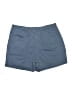 Gloria Vanderbilt Solid Blue Shorts Size XXL - photo 2