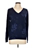 Daniel Rainn Floral Blue Pullover Sweater Size L - photo 1
