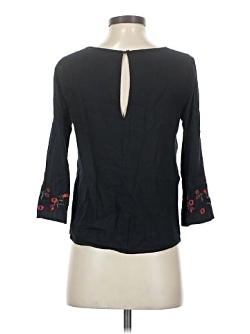 Zara Basic 3/4 Sleeve Blouse (view 2)