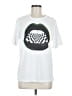 Chaser Checkered-gingham White Short Sleeve T-Shirt Size M - photo 1