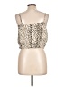 Weekend 100% Rayon Tan Sleeveless Blouse Size L - photo 2