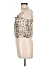 Weekend 100% Rayon Tan Sleeveless Blouse Size L - photo 5
