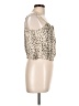 Weekend 100% Rayon Tan Sleeveless Blouse Size L - photo 4