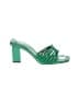 Zara Tropical Green Sandals Size EU 39 - photo 1