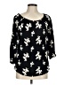 Soft Surroundings 100% Rayon Black 3/4 Sleeve Blouse Size M - photo 1
