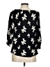 Soft Surroundings 100% Rayon Black 3/4 Sleeve Blouse Size M - photo 2
