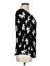 Soft Surroundings 100% Rayon Black 3/4 Sleeve Blouse Size M - photo 4