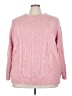 Croft & Barrow Pink Pullover Sweater Size 4X - photo 1
