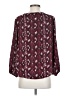 West Kei 100% Polyester Burgundy 3/4 Sleeve Blouse Size S - photo 2