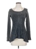 T Party Gray Long Sleeve Top Size S - photo 1