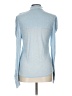 7 For All Mankind 100% Rayon Blue Short Sleeve Turtleneck Size L - photo 2