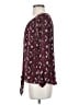 West Kei 100% Polyester Burgundy 3/4 Sleeve Blouse Size S - photo 5