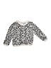 Posh Peanut Animal Print Black Ivory Pullover Sweater Size 4T - photo 1