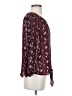 West Kei 100% Polyester Burgundy 3/4 Sleeve Blouse Size S - photo 4