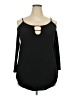 Assorted Brands Black 3/4 Sleeve Top Size 2X - photo 1