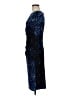 Chaps Animal Print Blue Cocktail Dress Size M - photo 5