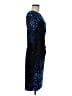 Chaps Animal Print Blue Cocktail Dress Size M - photo 4
