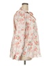 Chaps 100% Cotton Floral Pink Long Sleeve Blouse Size 2X - photo 4